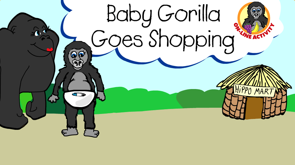 Baby Gorilla Goes Shopping | StoryPlace